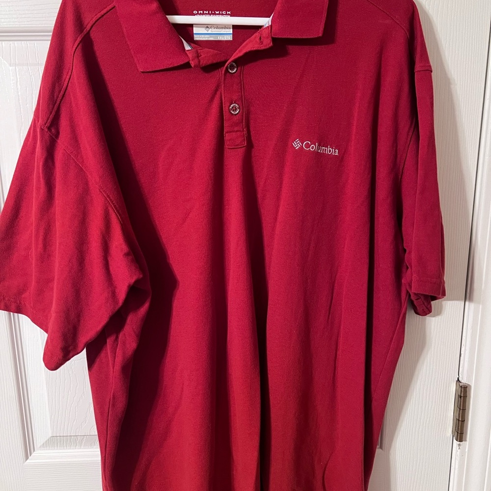 Columbia Men's Red Polo Shirt